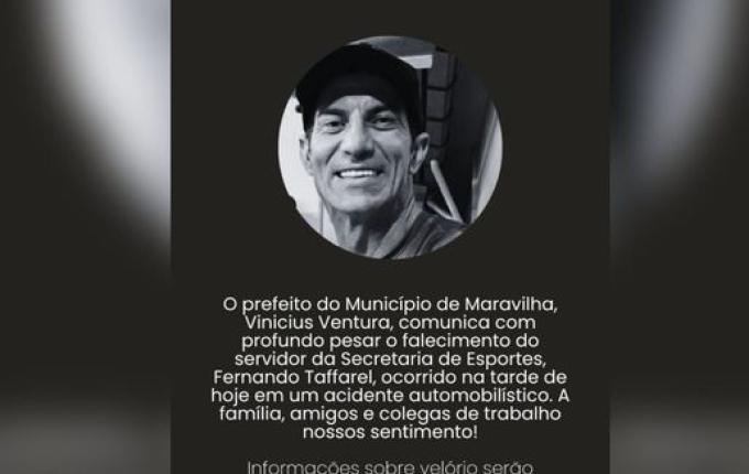 Servidor da Prefeitura de Maravilha morre em colisão frontal na BR-470