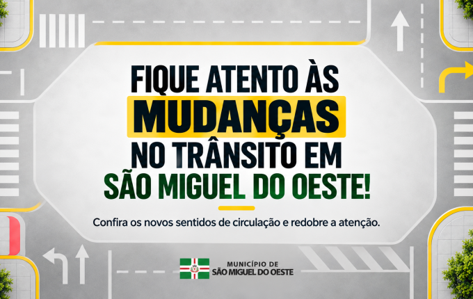 Conselho aprova mudanças no trânsito em ruas de São Miguel do Oeste
