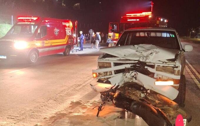 Identificado motociclista que morreu em colisão frontal na BR-163