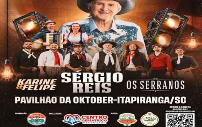 Itapiranga terá show beneficente para construção de Centro Geriátrico