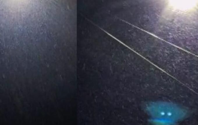 Serra de SC registra chuva congelada e encanta moradores em noite de frio intenso