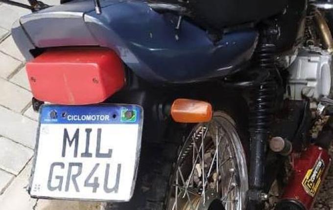 Adolescente é flagrado conduzindo moto adulterada na SC-161, em Anchieta