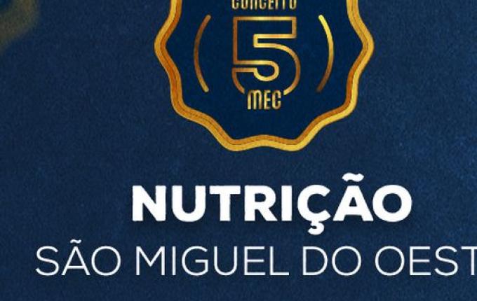 Curso de Nutrição da Unoesc São Miguel do Oeste recebe nota máxima na avaliação do MEC