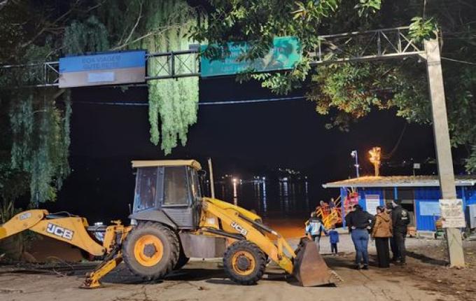 Travessia do Rio Uruguai é interrompida em Itapiranga