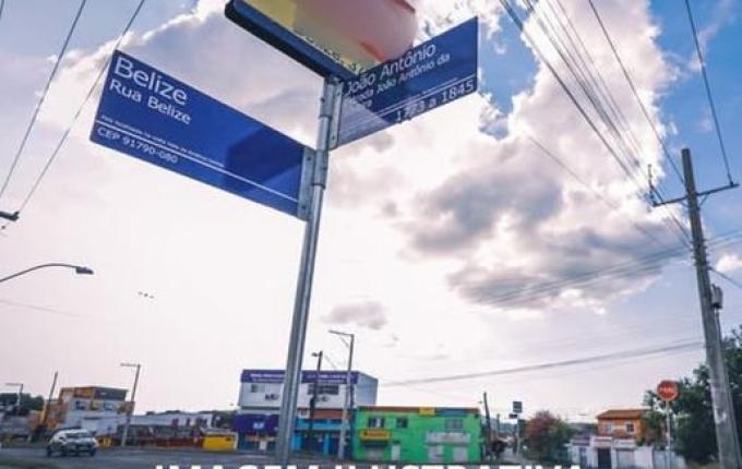 Prefeitura de Guarujá do Sul busca modernizar sinalização de ruas com o programa "Adote uma Placa"