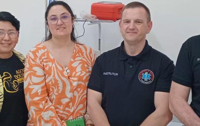 Profissionais de saúde de Campo Erê recebem capacitação prática em urgência e emergência