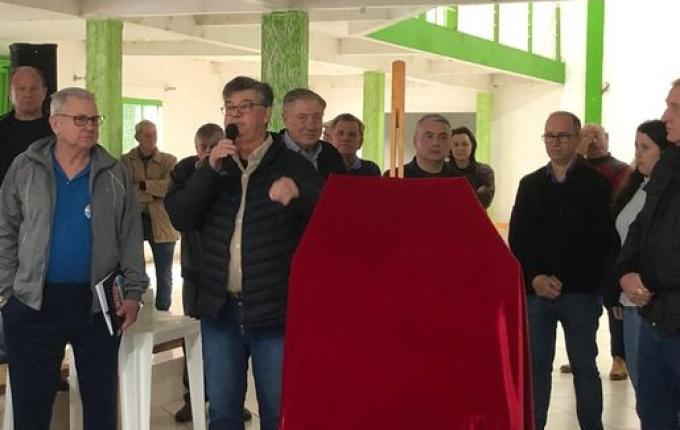 Construção de Centro Geriátrico é lançada no interior de Itapiranga