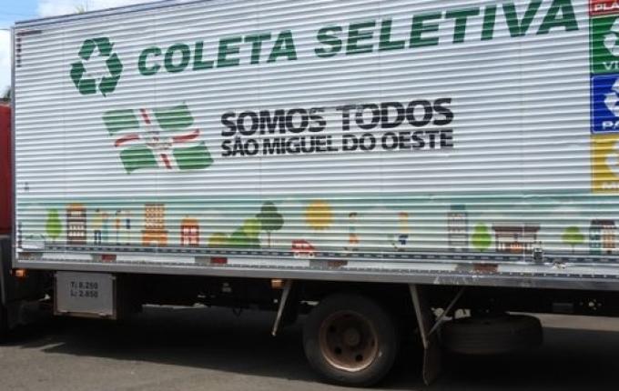 Campanha recolhe 75 toneladas de recicláveis no interior de São Miguel do Oeste
