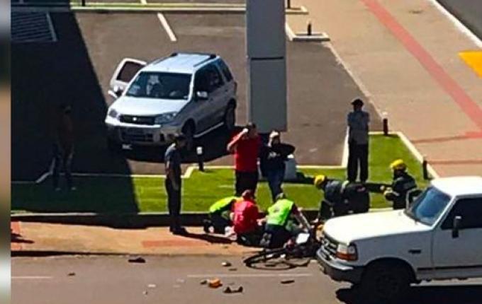 SMO: adolescente fica gravemente ferido em acidente com bicicleta