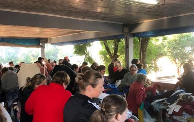 Tunápolis realiza entrega de arrecadações da Campanha do Agasalho