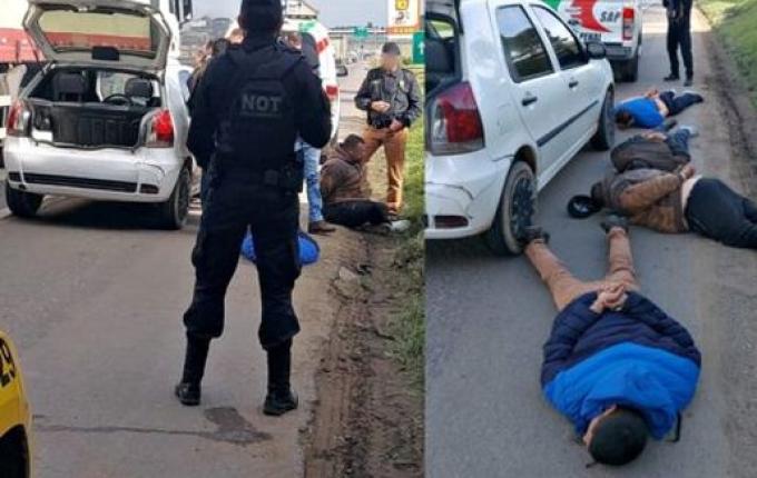 Motorista sequestrado no PR é solto por agentes da Polícia Penal de Chapecó