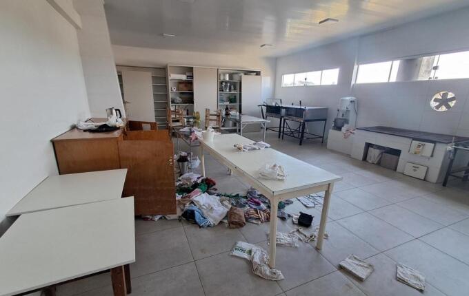 Ginásio da Igreja Matriz é alvo de furto e arrombamento em Campo Erê
