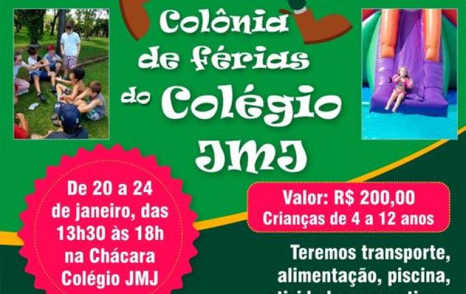 Colégio Jesus Maria José realiza Colônia de Férias em SMOeste