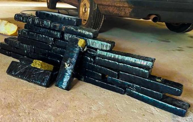 PM realiza grande apreensão de maconha em São Miguel do Oeste