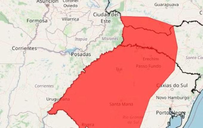 SC tem alertas de onda de calor com máximas de 40°C e risco de tempestades com granizo