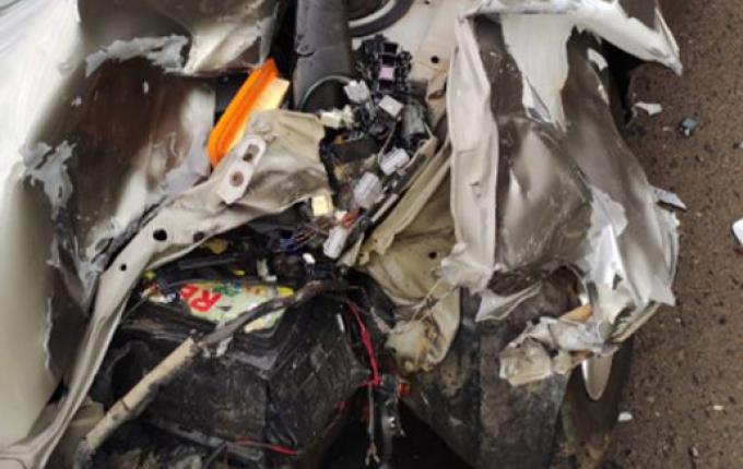 Colisão frontal deixa quatro feridos na SC-157