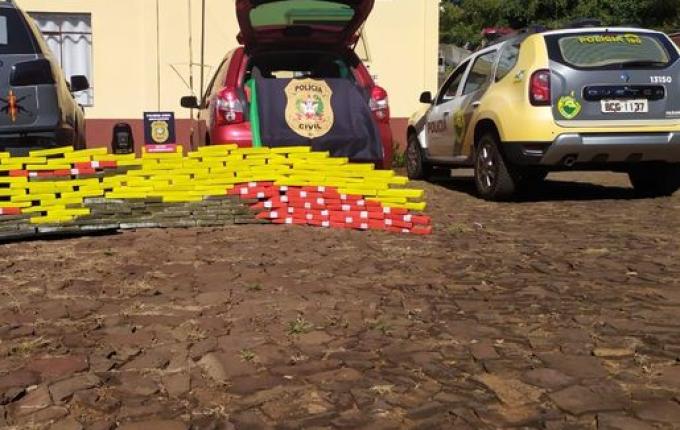 138 Kg de maconha são apreendidos em operação conjunta