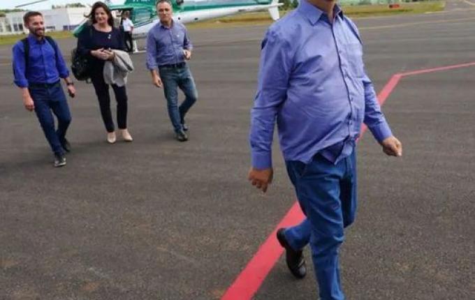 Jorginho Mello anuncia R$ 5,5 milhões para o Meio-Oeste em 1ª viagem oficial