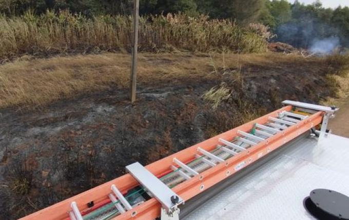 Incêndio atinge área de mata no interior de Maravilha