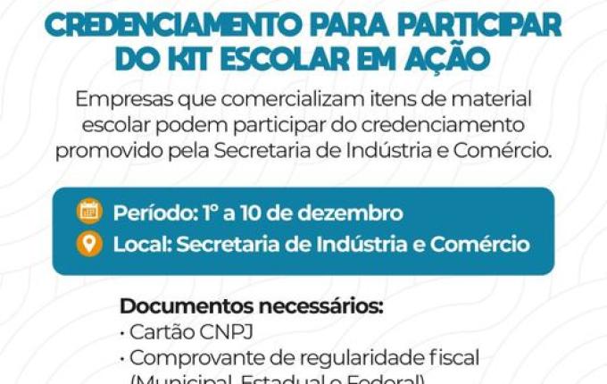 Guaraciaba lança programa de kits escolares que vai beneficiar 1.500 alunos
