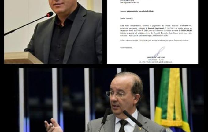 Senador destina emenda no valor de R$84 mil ao Hospital Regional