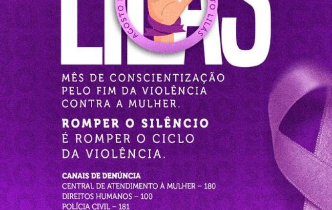 São Miguel intensifica ações no Agosto Lilás para combater violência contra a mulher