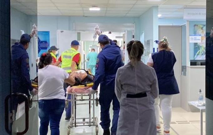 VÍDEO: homem é ferido por disparo de arma de fogo no interior de Guaraciaba