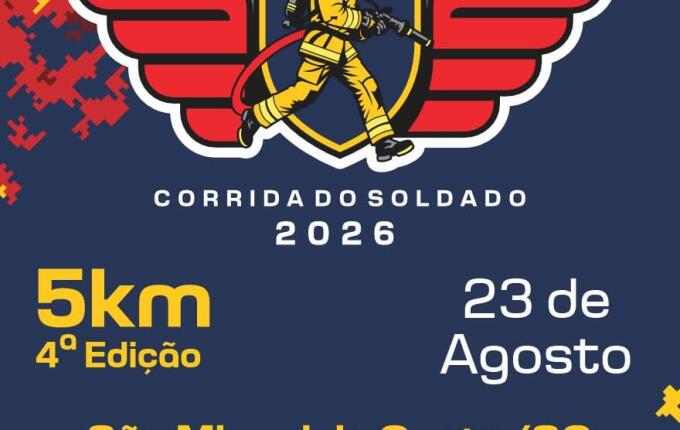 Com premiação de até R$ 800, Corrida do Soldado abre inscrições neste sábado em SMO