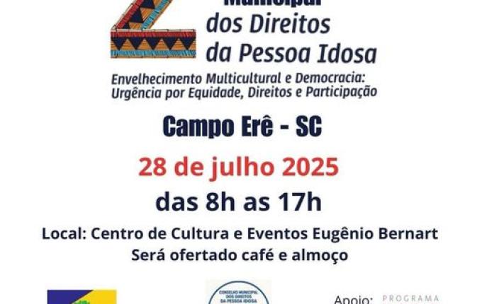 Campo Erê prepara Conferência Municipal da Pessoa Idosa