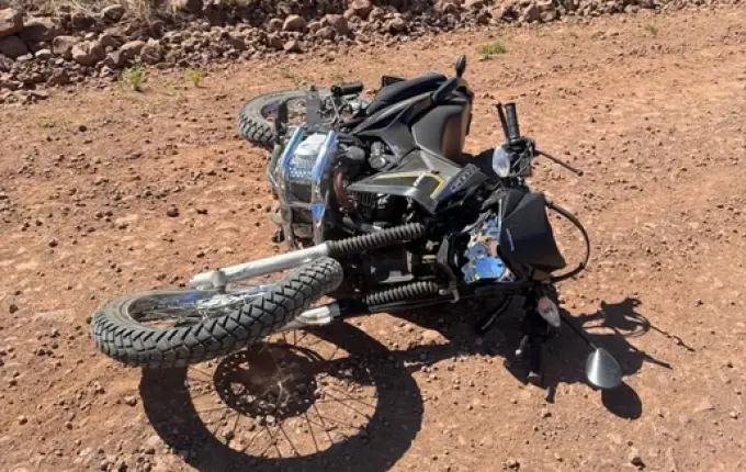 Colisão entre moto e carro deixa motociclista ferido em Iporã do Oeste