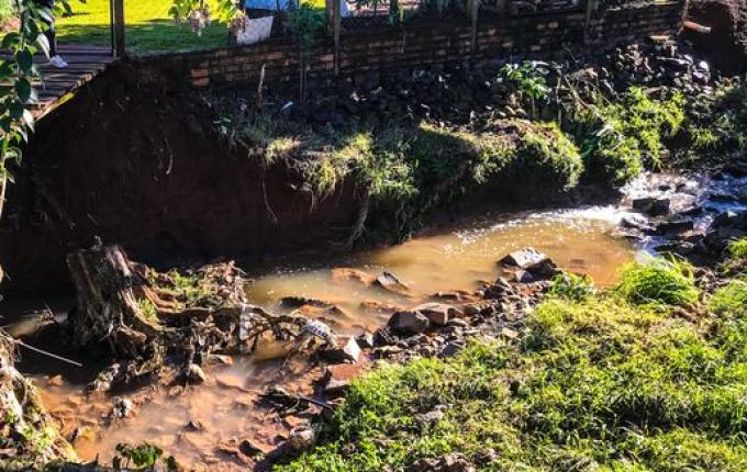 Idoso é encontrado morto dentro de riacho em São Miguel do Oeste