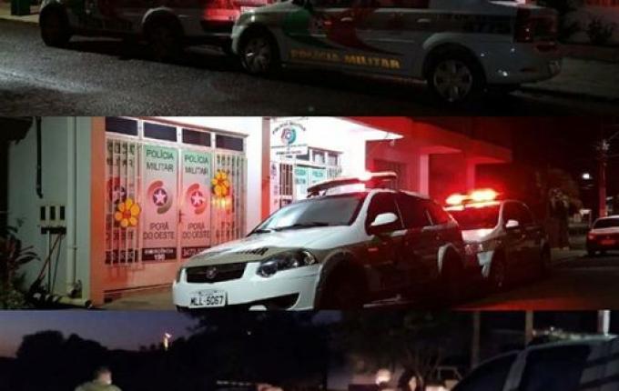 Dois homens são presos pela PM na manhã desta terça-feira em Iporã do Oeste