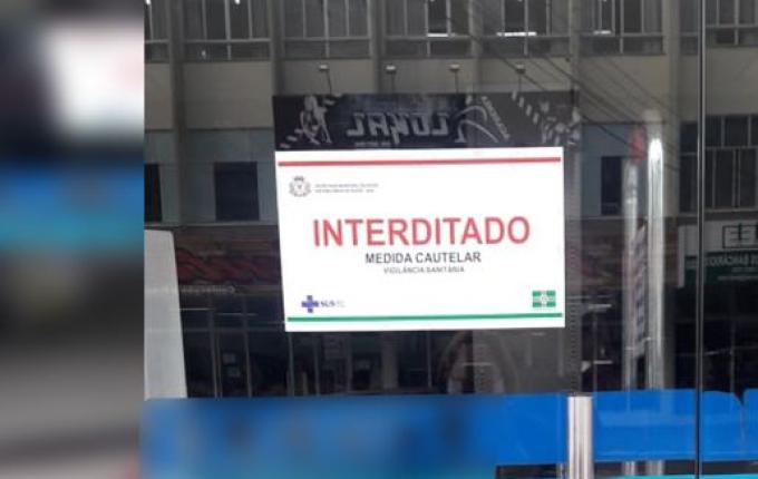 Empresa é interditada no centro de São Miguel do Oeste