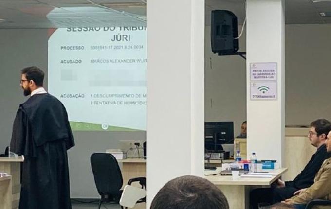 Homem é condenado a mais de 11 anos de prisão por tentativa de homicídio