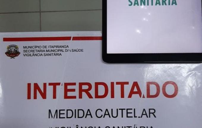 Vigilância Sanitária de Itapiranga interdita dois estabelecimentos