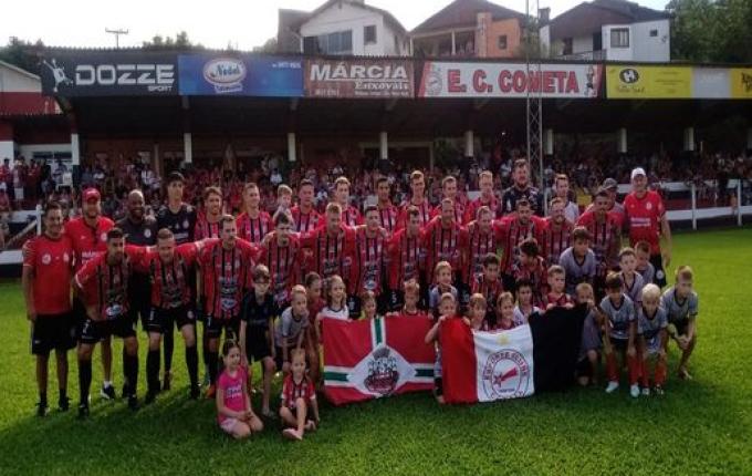 Cometa vence a 4ª seguida pela Taça D'Lamb Sport Sicredi 2025