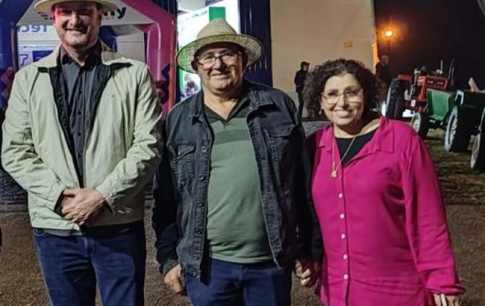 Presidente da ALESC visita Expo Cedro