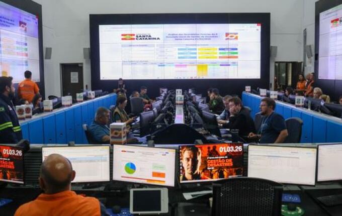 SC realiza maior simulado de desastres do Brasil com participação de 294 municípios