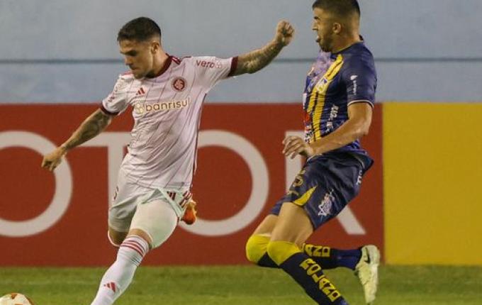 Com gols de Wesley e Borré, Inter vence a primeira na Copa Sul-Americana