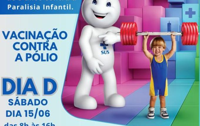 Dia D de Vacinação contra Poliomielite acontece neste sábado em Iporã do Oeste