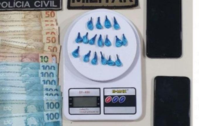 Casal é preso por tráfico de drogas em São Lourenço do Oeste