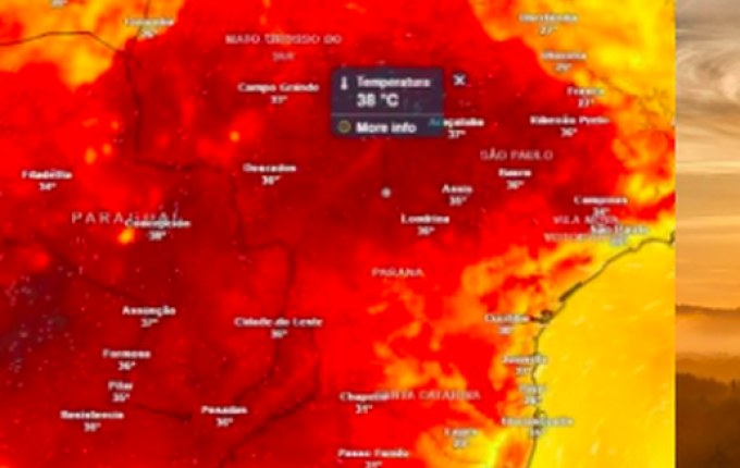Massa de ar quente avança e calorão de quase 40°C já tem data para chegar