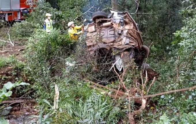 Homem morre em colisão contra árvore às margens da BR 282