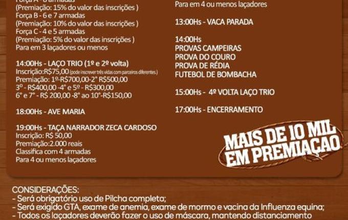 Escolinha de laçadores realiza 1ª Festa Campeira de Vaca Mecânica