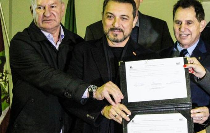 Governador Moisés cumpre agenda em São Miguel do Oeste