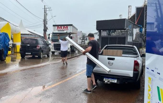 Debaixo de chuva, CCO e expositores ajustam os detalhes para a Faismo 2024