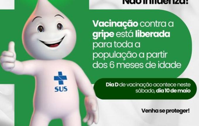 Iporã do Oeste promove neste sábado Dia D de vacinação contra a gripe e tétano
