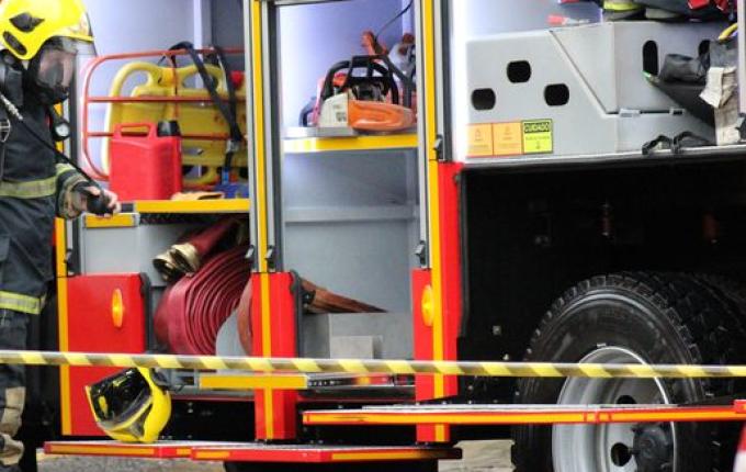 Princípio de incêndio mobiliza bombeiros no centro de São Miguel do Oeste