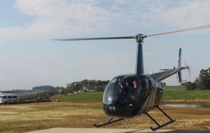 Região terá voos panorâmicos de helicóptero para turistas