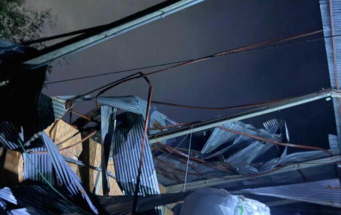 Possível tornado pode ter atingido Campo Erê durante temporal deste domingo